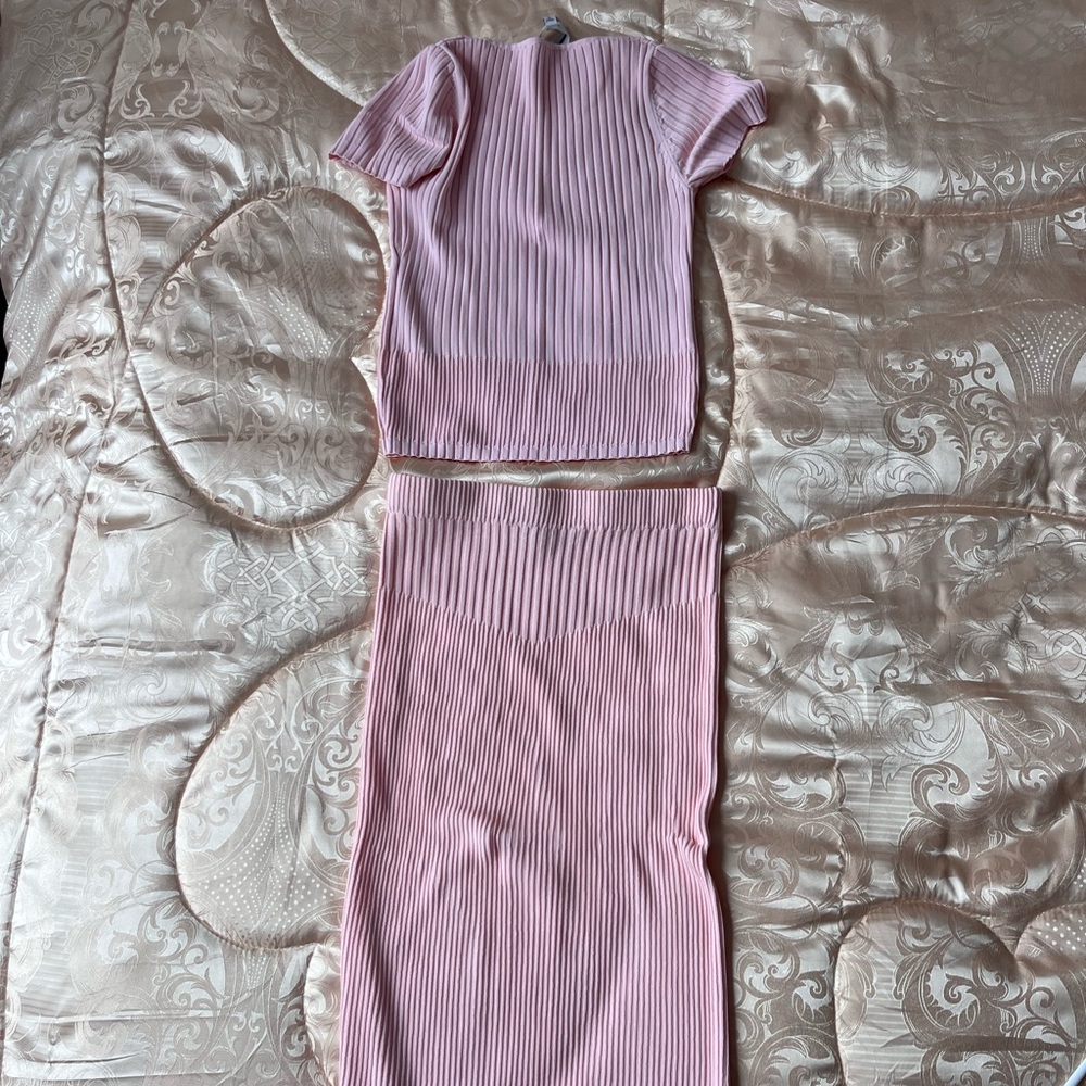 Guess Pink Knit Matching set